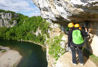 via ferrata  chassezac