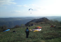 decollage parapente barbule